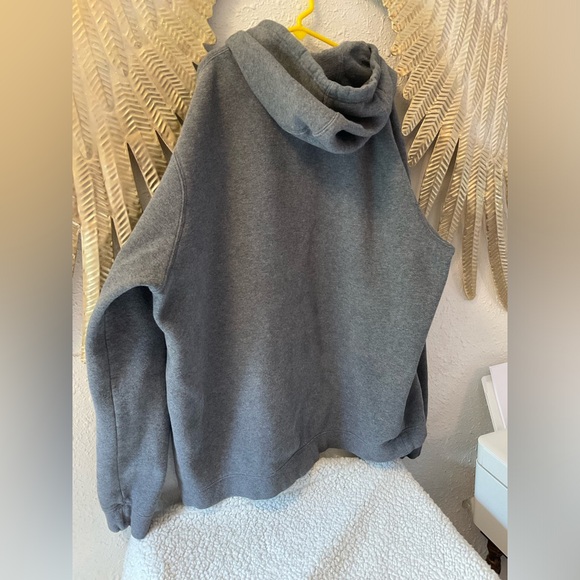 Nike | Black Tag Heavyweight Nike Swoosh Gray Hoodie Size XL graphic - Picture 6 of 8